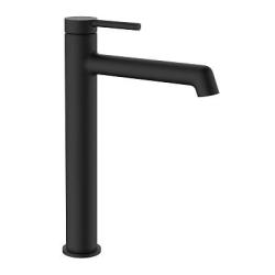 Смеситель для раковины/умывальника Raglo R20.15.06 однорычажный, высокий, неповоротный, фиксированный, излив длина 185 мм высота 236 мм латунь, цвет черный