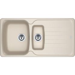 Мойка кухонная Franke ANTEA AZG 651, две чаши, 97х50 см, врезная, искусственный гранит (Fragranite+), прямоугольная, цвет сахара, без отверстия под смеситель, с крылом, оборачиваемая Мойка кухонная Franke ANTEA AZG 651, две чаши, 97х50 см, врезная, искусственный гранит (Fragranite+), прямоугольная, цвет сахара, без отверстия под смеситель, с крылом, оборачиваемая