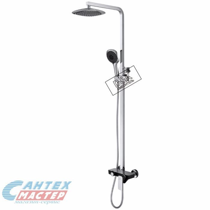 Душевая система D&K Berlin Technische черный хром DA1433715A02