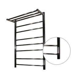 Полотенцесушитель MELODIA Shelf Electro 50*80 П7, нержавеющая сталь, нижнее правое подключение, для ванны и туалета, мощность 120 Вт, цвет хром