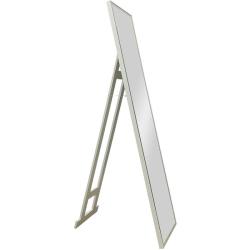 Зеркало Континент "Tower White Led", 45х175 см, с LED/ЛЕД-подсветкой, цвет рамы: белый, прямоугольное, выключатель сенсорный, для ванны, напольное/свободностоящее