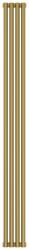 Радиатор отопления Сунержа Эстет-00 1800х180 4 секции, цвет матовое золото, универсальное подключение, нержавеющая сталь, трубчатый
