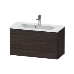 Тумба под раковину Duravit D-Neo, 81х37,2х44 см, подвесная, 1 выдвижной ящик, ДСП, цвет: каштан темный, шкафчик навесной, прямоугольная, правая/левая, в ванную комнату