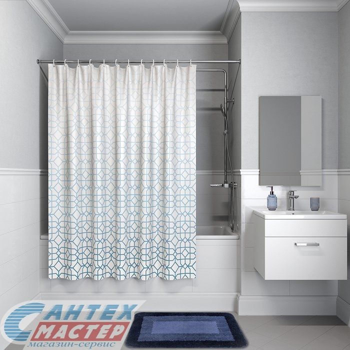 Шторка Iddis для ванной комнаты Basic 200х180 B22P218i11