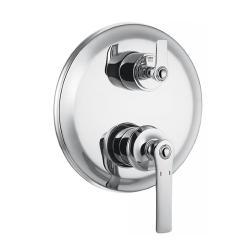 Смеситель для ванны/душа Cezares Liberty встраиваемый, c 3-х позиционным переключателем, настенный, однорычажный, без излива, латунь, цвет хром