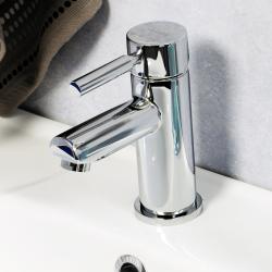 Смеситель для раковины/умывальника WasserKRAFT Main, термостатический, неповоротный, термостат, длина излива 104 мм, латунь, цвет хром