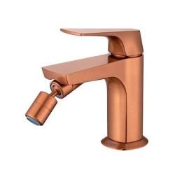 Смеситель для биде Raglo R07.50.33 однорычажный, керамический картридж, фиксированный излив, длина 156 мм, латунь, цвет матовая медь, без шланга/лейки