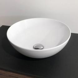 Раковина/умывальник Comforty, 41,5х41,5 см, накладная, круглая, санфарфор, цвет белый, без отверстия под смеситель, без слив-перелива, умывальник
