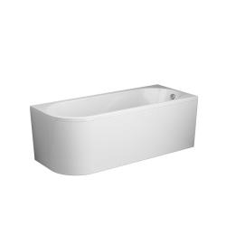 Ванна Am.Pm X-Joy 170x70 см акриловая, цвет белая, (без гидромассажа, рамы, сифона, фронтальной панели) асимметричная, правосторонняя, угловая
