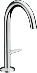 Смеситель для раковины/умывальника Axor One Select 170, однорычажный, фиксированный излив, длина излива 14 см, керамический, латунь, цвет хром, со сливным клапаном Push-Open