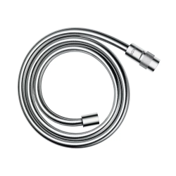 Шланг для душа Axor 125 см, с регулировкой напора воды, 1/2” и 1/2”  для душа/лейки/ванны, с металлическим напылением, без лейки, внутренняя резьба, пластиковый, цвет хром, душевой, для душа/ванной