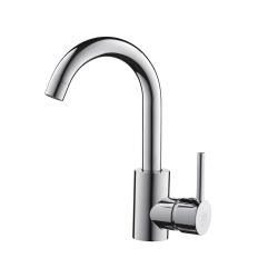 Смеситель для раковины/умывальника AQUEDUC однорычажный, поворотный, керамический, высота излива 170 мм нержавеющая сталь, цвет хром 345727