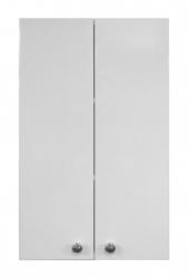Шкаф Loranto Моника 50, 50х24х80 см, подвесной  цвет: белый, распашные дверцы, ЛДСП/МДФ, прямоугольный, в ванну/ванную комнату