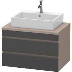 Тумба под раковину для консоли/столешницы Duravit DuraStyle 80х54,8х51,2 см, подвесная, ДСП, цвет: терра, 2 выдвижных ящика, прямоугольная