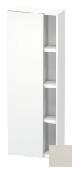 Пенал Duravit DuraStyle, 50x24x140 см, подвесной, (левый), с дверцей, с закрытыми/открытыми полками, цвет: серо-коричневый/белый матовый, в ванную комнату