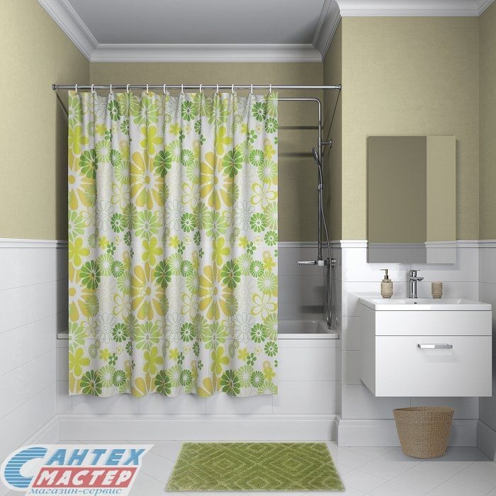 Шторка Iddis для ванной комнаты Promo 180х180 P01P118i11