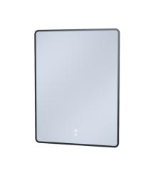 Зеркало IDDIS Cloud, 60х80х3 см с LED/ЛЕД-подсветкой, прямоугольное, с антизапотеванием, выключатель сенсорный, для ванны, навесное/подвесное/настенное