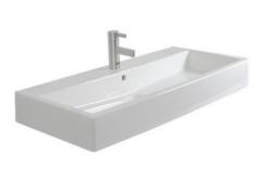 Раковина DURAVIT Vero WonderGliss, 80х47х17,5 см, подвесная, прямоугольная, керамическая, цвет белый, с 1 отверстием под смеситель, антигрязевое покрытие, слив/перелив