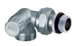 Клапан запорный трехосевой Far 1/2" вн с уплотнением EPDM левый хром FV 1147 12