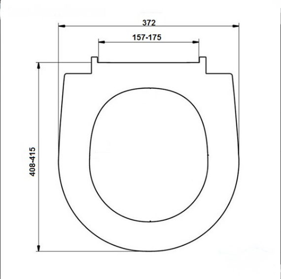 Сиденье для унитаза Jika Lyra пластиковые петли белое без микролифта 8925153000009