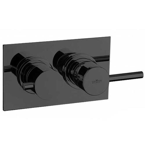 Смеситель для душа Webert Elio однорычажный, скрытого монтажа, керамический, настенный, без излива/шланга/лейки, латунь черный