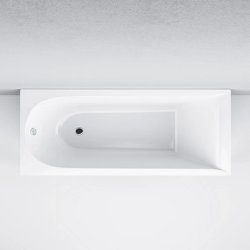 Ванна Am.Pm Spirit 180х80 акриловая, цвет белый глянцевый, (без гидромассажа, рамы, сифона, фронтальной панели) прямоугольная, левосторонняя/правосторонняя