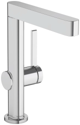 Смеситель для раковины Hansgrohe Finoris 230, однорычажный, поворотный излив, длина излива 17,8 см, керамический, латунь, цвет хром, со сливным клапаном Push-Open