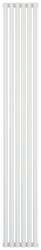 Радиатор отопления Сунержа Эстет-11 1800х270 6 секций, цвет матовый белый, универсальное подключение, нержавеющая сталь, трубчатый