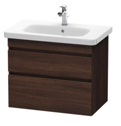 Тумба под раковину для консоли/столешницы Duravit DuraStyle 80х54,8х51,2 см, подвесная, ДСП, цвет: каштан темный, 2 выдвижных ящика, прямоугольная
