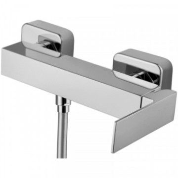 Смеситель для душа Webert Pegaso однорычажный, керамический, настенный, без излива/шланга/лейки, латунь хром