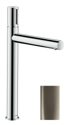 Смеситель для раковины/умывальника Axor Uno Select 260, однорычажный, фиксированный излив, длина излива 19,8 см, керамический, латунь, цвет полированный никель, с незапираемым сливным набором