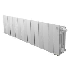 Радиатор отопления Royal Thermo PianoForte 200 Bianco Traffico VDR (16 секций) биметаллический, нижнее, правое подключение, для квартиры, дома, водяные, мощность 1605 Вт, настенный, белый