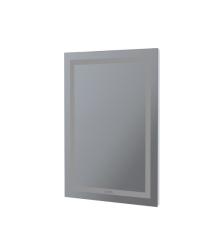 Зеркало IDDIS Zodiac, 50х70 см, с LED/ЛЕД-подсветкой, прямоугольное,  без антизапотевания, выключатель механическйий, вертикальное, для ванны, навесное/подвесное/настенное