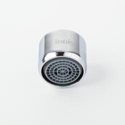 Аэратор IDDIS Optima Home с гайкой, силикон/нержавеющая сталь, M22, внутренняя резьба, хром глянцевый 996S22S2SM