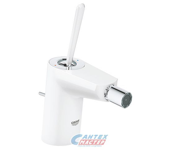 Смеситель для биде Grohe Eurodisc Joy однорычажный излив 116 мм белая луна/хром 24036LS0