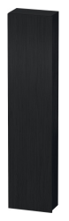 Пенал Duravit DuraStyle, 40x24x180 см, подвесной, (левый), с дверцей, с полкой, со стеклянными полками, цвет: дуб черный/белый матовый, в ванную комнату