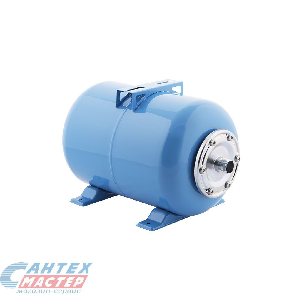 Бак расширительный 24 л (синий) Джилекс 24 Г на ножках, на пол, горизонтальный, мембранный, накопительный, напольный, гидроаккумулятор 7021