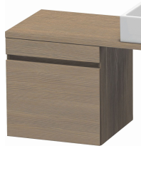 Тумба/шкафчик для консоли/столешницы Duravit DuraStyle под раковину 40х47,8х51,2 см, подвесная, ДСП, цвет: сосна серебристая, 1 выдвижной ящик, прямоугольная