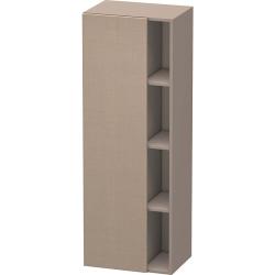 Пенал Duravit DuraStyle, 50x36x140 см, подвесной, (левый), с дверцей, с закрытыми/открытыми полками, цвет: лен/базальт, в ванную комнату