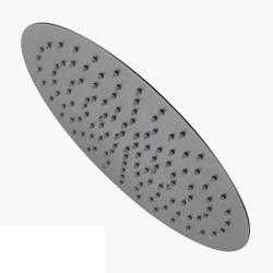 Верхний душ Raglo R451.56.09 круглая, 1 режим, размер 300 мм, нержавеющая сталь, цвет графит, для душа/ванной, на стену/на потолок