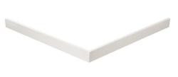 Экран для душевого поддона Cezares Tray, 100х100х10 см, из искусственного мрамора, белый, (подходит для душевого поддона TRAY-AS-A-100-30-W), квадратный/угловой, правый/левый/универсальный