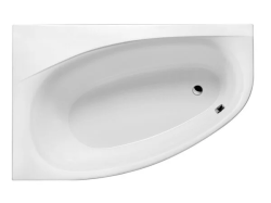 Ванна Excellent Kameleon LINE, 170х110 см, акриловая, цвет- белый, (с гидромассажем), с каркасом, асимметричная, левосторонняя, левая, приставная/встраиваемая