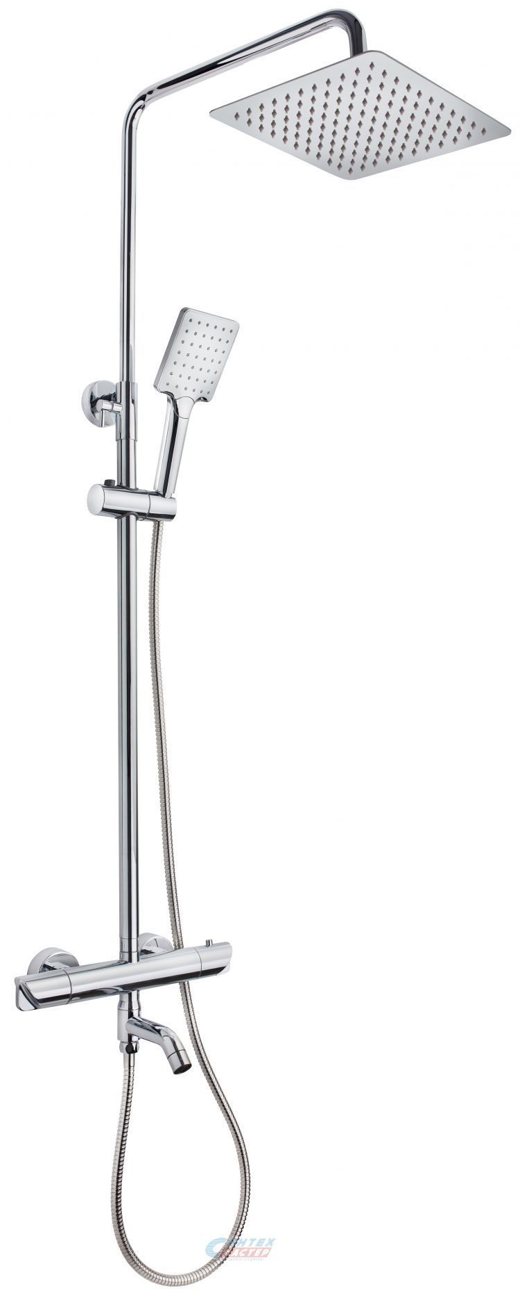 Душевая система Teka Mallorca с термостатическим смесителем излив 115 мм хром 321486200
