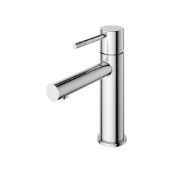 Смеситель для раковины Cezares Relax однорычажный, низкий, длина излива 130 мм, неповоротный, керамический, нержавеющая сталь, цвет хром, без донного клапана RELAX-LS2-01-W0