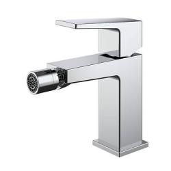 Смеситель для биде Splenka S01.50 однорычажный, керамический картридж, фиксированный излив, длина 126 мм, латунь, цвет хром, без шланга/лейки