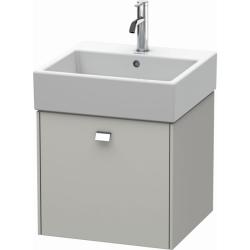 Тумба/шкафчик для консоли/столешницы Duravit Brioso под раковину 32х48х44,2 см, подвесная, ДСП, цвет: бетонно-серый/хром, 1 выдвижной ящик, прямоугольная