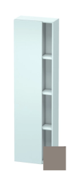 Пенал Duravit DuraStyle, 50x36x180 см, подвесной, (левый), с дверцей, с закрытыми/открытыми полками, цвет: светло-голубой/базальт, в ванную комнату