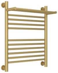 Полотенцесушитель Сунержа "Богема+ с полкой" 600х500 водяной, цвет матовое золото