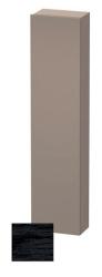 Пенал Duravit DuraStyle, 40x24x180 см, подвесной, (правый), с дверцей, с полкой, со стеклянными полками, цвет: дуб черный/базальт, в ванную комнату