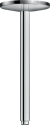 Потолочное подсоединение для верхнего душа Axor One 280 1jet, удлинение 30 см, цвет: хром, латунный, для душа/ванной/душевой кабины, на потолок, кронштейн, наружний монтаж